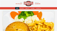 Desktop Screenshot of bowmans-pies.com